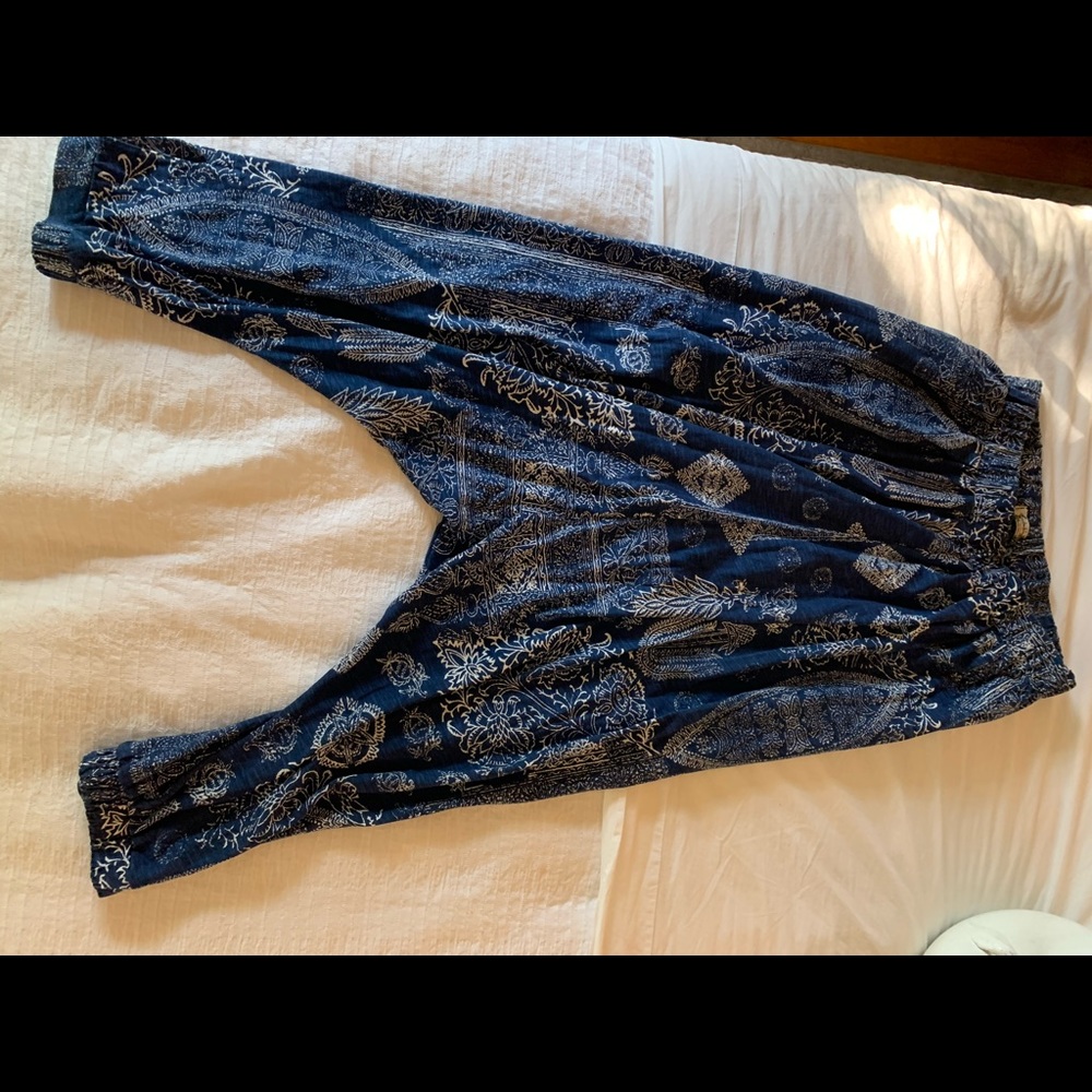 Free People drop crotch/harem pants Size M